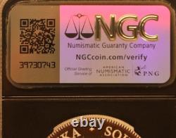 NGC Silver Krugerrand 1 oz Proof One of First 300 Struck Limited to 5,000 PR70