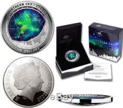 NORTHERN SKY CYGNUS 2016 1OZ Pure Silver Proof Curved Coin, Mint Sold 5000 Out