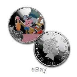 Niue 2018 1 Oz Silver Proof Coin Set- Alice in Wonderland