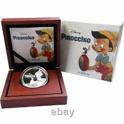 Niue 2018 1 oz Silver Proof Coin- Disney Pinocchio