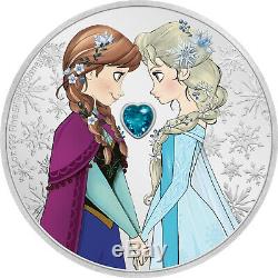 Niue 2020 1 OZ Silver Proof Coin- Disney Frozen Sisters Forever