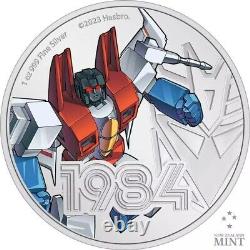 Niue 2023 1 oz Silver Proof Coin Transformers STARSCREAM