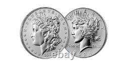 PRESLAE 2024-S Reverse Proof Morgan Peace Silver Dollar EARLY RELEASE