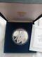 Panama Silver Proof 20 Balboa Coin 1984 Year Km#98 Discovery Nunez + Box + Coa