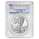 Presale 2023-S Proof $1 American Silver Eagle PCGS PR70DCAM FDOI Flag Label