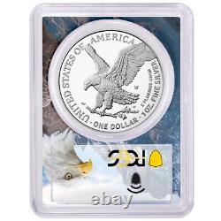 Presale 2023-W Proof $1 American Silver Eagle PCGS PR70DCAM FDOI Eagle Frame