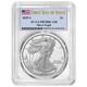 Presale 2025-S Proof $1 American Silver Eagle PCGS PR70DCAM FDOI Flag Label