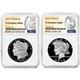 Presale 2025-S Proof $1 Morgan and Peace Silver Dollar 2pc Set NGC PF70UC