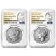Presale 2025-S Reverse Proof $1 Morgan and Peace Silver Dollar 2pc Set NGC