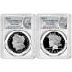 Presale 2pc 2025-S Proof $1 Morgan and Peace Silver Dollar PCGS PR70DCAM