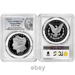 Presale 2pc 2025-S Proof $1 Morgan and Peace Silver Dollar PCGS PR70DCAM