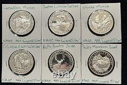 Proof Big Game. 999 Silver $Lot Of 6 Coins$