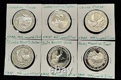 Proof Big Game. 999 Silver $Lot Of 6 Coins$