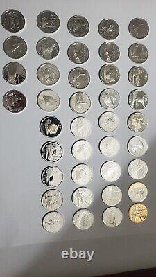 Proof Silver Washington State Quarter Roll 40 Coins 90% MIXED YEAR Gem BU
