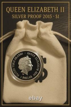 Queen Elizabeth II Silver Proof 2015 $1 Coin