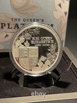 Queen's Platinum Jubilee Australia 2022 1 oz Silver Proof Coin $1 Elizabeth II