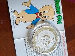 RARE 5 Cartoon Silver Proof Numbered EDGE Coins
