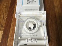 RARE Collector coin 2016 Peter Rabbit coloured 50p silver proof coin PERFECT