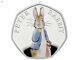 Royal Mint 2019 Beatrix Potter Peter Rabbit Silver Proof Coloured 50p Coin