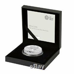 Royal Mint Elton John 2020 Uk 2oz Silver Proof Coin Mintage 500