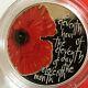 SCARCE 2013 RM Silver Proof Alderney Remembrance Day £5 Five Pound Poppy Coin