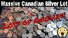 Searching A Massive Canadian Silver Collection Junk Silver Coins