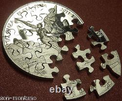 Silver Libertad JIGSAW PUZZLE COINS Hand Cut in USA Proof BU 1oz Half 1/4 MEXICO