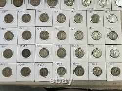 Silver Lot US COINS, (4) Ben Franklin, (4) Proof Quarter, (28) Standing Liberty