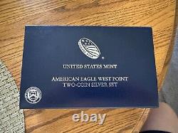 Silver eagle proof 2 coin set- 2013 reverse proof and enhanced
