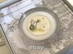 Simply Coins 2020 SILVER PROOF WINNIE THE POOH PIGLET COLOURED FIFTY 50 PENCE