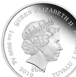 THE WIZARD OF OZ 1oz SILVER PROOF COIN 80th Annv NEW MINT 2019