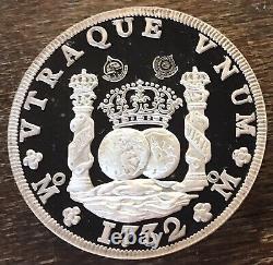 Thailand privy Mexico 1987 40 Reales Proof Plata Pura 5 oz Silver mintage 192