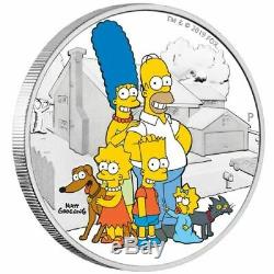 The Simpsons Family 2019 2oz Silver Proof Coin Perth Mint