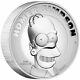 Tuvalu Perth Mint Homer Simpson 2 oz Silver Proof with Box & COA