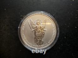 UKRAINE ARCHANGEL Reverse Proof-like Silver. 9999 Hryvnia Coin RARE YEAR 2015