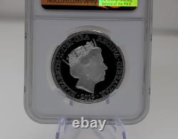 UK 5 Sovereign SOV Silver Proof Coin NGC PF70 Ultra Cameo. 999 Silver 2019