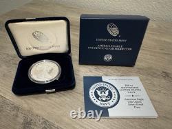 US Navy 250th Anniversary Silver Proof Coin 1oz American Eagle Design with Box COA
