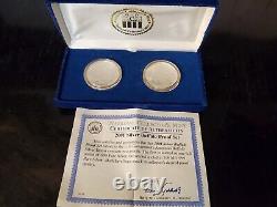 U. S. 2001 Silver Buffalo Dollar Proof Set. 999 Silver Coin