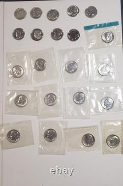 U. S. 90% SILVER COIN LOT $9.45 Face value (Mix of Business & Proof coins)
