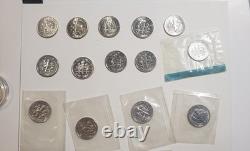 U. S. 90% SILVER COIN LOT $9.45 Face value (Mix of Business & Proof coins)