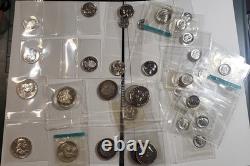 U. S. 90% SILVER COIN LOT $9.45 Face value (Mix of Business & Proof coins)