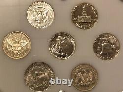 U. S. Silver Half Dollar Type Set Choice / Gem Proof Coins