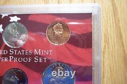 Very Rare Error Set 2005 Silver Proof Set 10 Coins Coa & Ogp Error Set