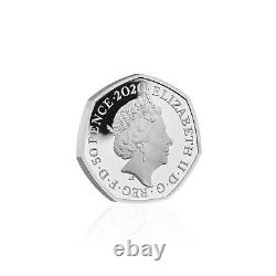 Winnie the Pooh 50p Coin Royal Mint Official Limited Edition Silver Proof Coin
