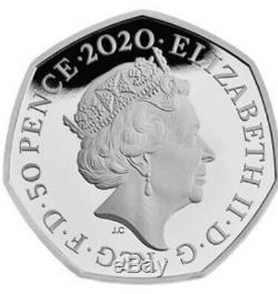 Withdrawal From The European Union 2020 UK 50p Silver Proof Coin Brexit 50p